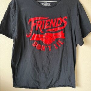 Netflix Stranger Things Black and Red Tee